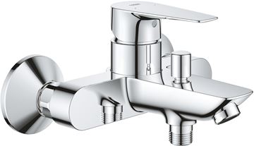 GROHE BAUEDGE vanová nástěnná baterie, s přepínačem, chrom