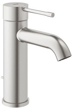GROHE ESSENCE NEW umyvadlová stojánková baterie, s odtokovou soupravou, supersteel
