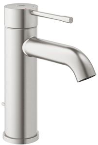 GROHE ESSENCE NEW umyvadlová stojánková baterie, s odtokovou soupravou, supersteel