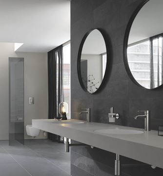 GROHE ESSENCE NEW umyvadlová stojánková baterie, s odtokovou soupravou, supersteel 24171DC1 Obrázek - fotka