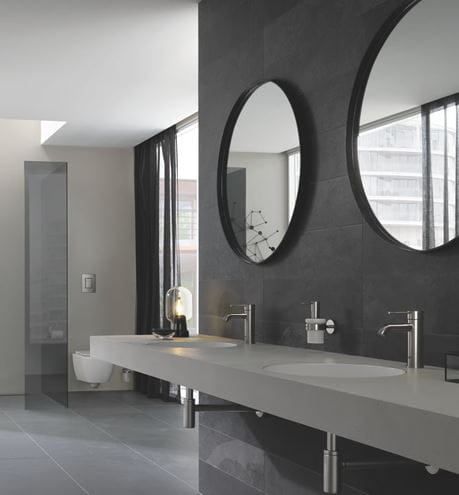 GROHE ESSENCE NEW umyvadlová stojánková baterie, s odtokovou soupravou, supersteel 24171DC1 Obrázek - fotka