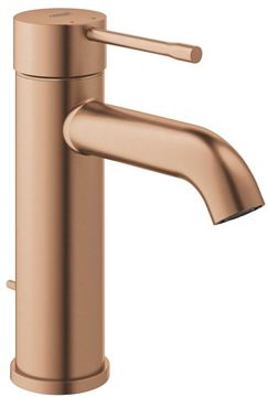 GROHE ESSENCE NEW umyvadlová stojánková baterie, s odtokovou soupravou, kartáčovaný warm sunset