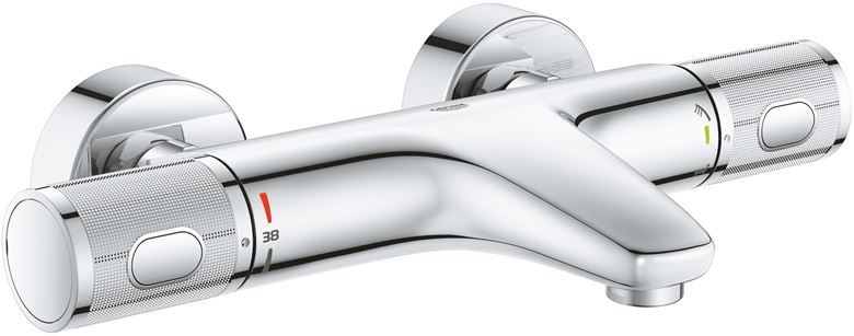 GROHE GROHTHERM 1000 PERFORMANCE vanová nástěnná termostatická baterie, s přepínačem, chrom 34830000 Obrázek - Hlavní obrázek