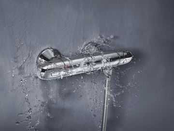 GROHE GROHTHERM 1000 sprchová nástěnná termostatická baterie, Water Saving, chrom 34814003 Obrázek - fotka