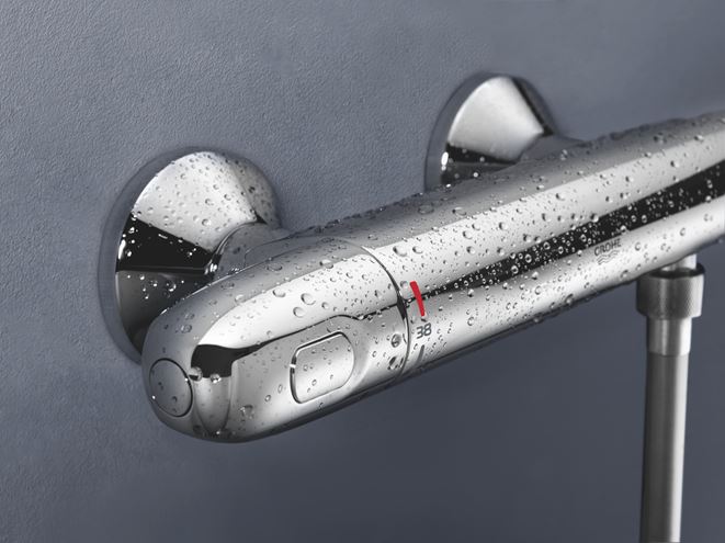 GROHE GROHTHERM 1000 sprchová nástěnná termostatická baterie, Water Saving, chrom 34814003 Obrázek - fotka