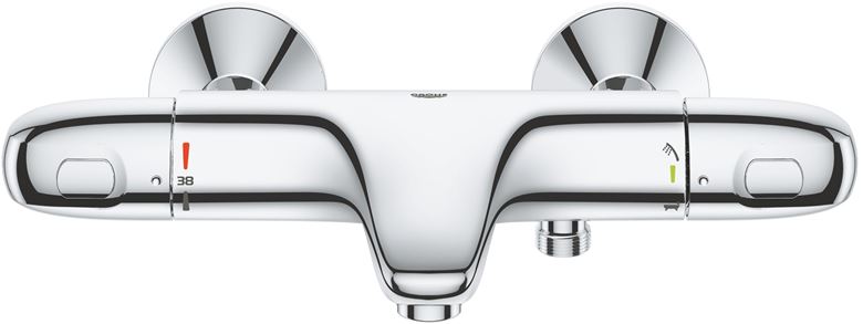 GROHE GROHTHERM 1000 vanová nástěnná termostatická baterie, s přepínačem, chrom 34816003 Obrázek - fotka
