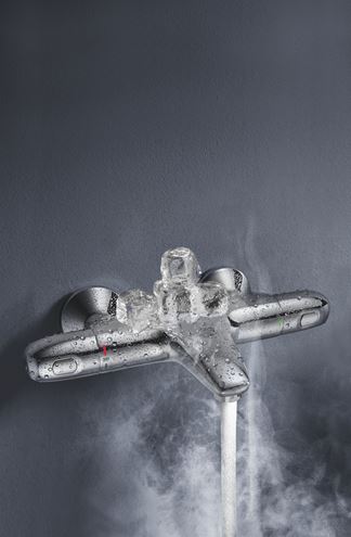 GROHE GROHTHERM 1000 vanová nástěnná termostatická baterie, s přepínačem, chrom 34816003 Obrázek - fotka