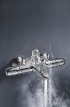 GROHE GROHTHERM 1000 vanová nástěnná termostatická baterie, s přepínačem, chrom 34816003 Obrázek - fotka