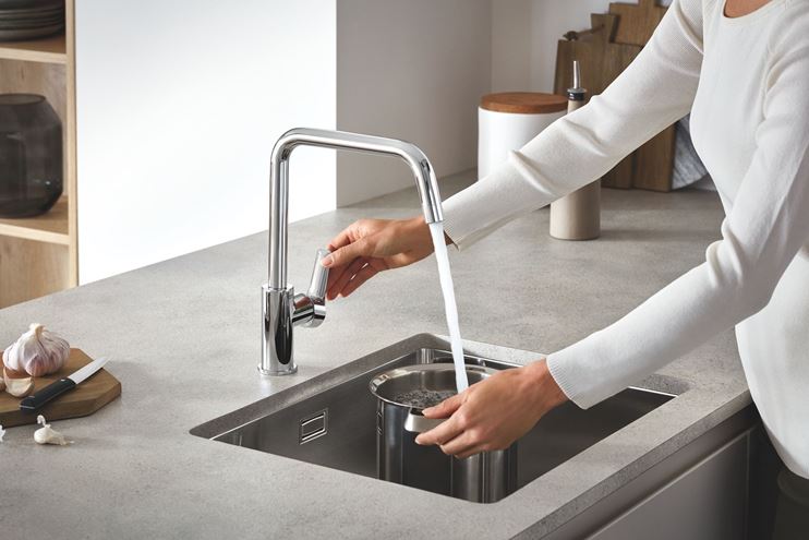 GROHE EUROSMART dřezová baterie, chrom 30567000 Obrázek - fotka