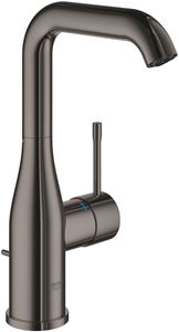 GROHE ESSENCE NEW umyvadlová stojánková baterie, s odtokovou soupravou, hard graphite