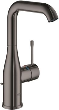 GROHE ESSENCE NEW umyvadlová stojánková baterie, s odtokovou soupravou, hard graphite