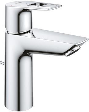 GROHE BAULOOP umyvadlová stojánková baterie, s odtokovou soupravou, SilkMove ES, chrom