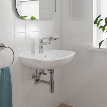GROHE BAULOOP umyvadlová stojánková baterie, s odtokovou soupravou, SilkMove ES, chrom 23887001 Obrázek - fotka