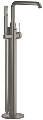 GROHE ESSENCE NEW vanová baterie na podlahu, se sprchovou soupravou, s přepínačem, kartáčovaný hard graphite 25248AL1 Obrázek - Hlavní obrázek