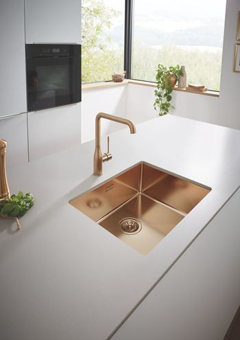 GROHE ESSENCE NEW dřezová baterie, kartáčovaný warm sunset 30505DL0 Obrázek - fotka