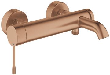 GROHE ESSENCE NEW vanová nástěnná baterie, s přepínačem, kartáčovaný warm sunset