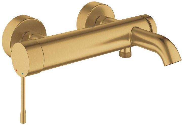 GROHE ESSENCE NEW vanová nástěnná baterie, s přepínačem, kartáčovaný cool sunrise 25250GN1 Obrázek - Hlavní obrázek