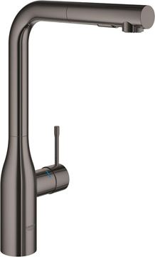 GROHE ESSENCE NEW dřezová baterie, s vytahovací sprškou, hard graphite