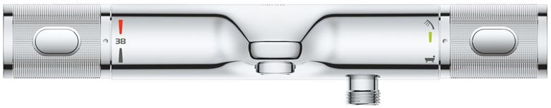 GROHE GROHTHERM 1000 PERFORMANCE vanová nástěnná termostatická baterie, s přepínačem, chrom 34831000 Obrázek - fotka
