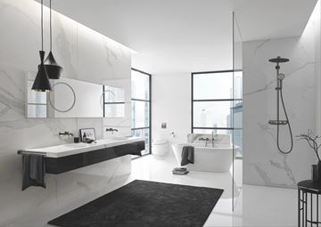 GROHE ESSENCE NEW umyvadlová podomítková baterie, kartáčovaný hard graphite 29192AL1 Obrázek - fotka
