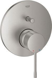 GROHE ESSENCE NEW vanová podomítková baterie, s přepínačem, supersteel