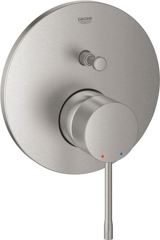 GROHE ESSENCE NEW vanová podomítková baterie, s přepínačem, supersteel 24167DC1 Obrázek - Hlavní obrázek