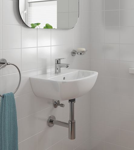 GROHE BAUEDGE umyvadlová stojánková baterie pro jednu vodu, chrom 20421001 Obrázek - fotka