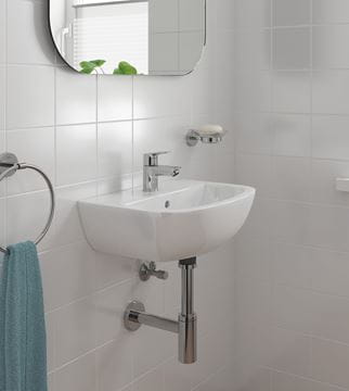 GROHE BAUEDGE umyvadlová stojánková baterie pro jednu vodu, chrom 20421001 Obrázek - fotka