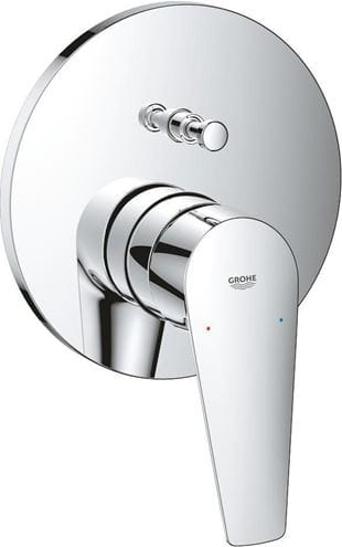 GROHE BAUEDGE vanová podomítková baterie, s přepínačem, chrom 24162001 Obrázek - Hlavní obrázek