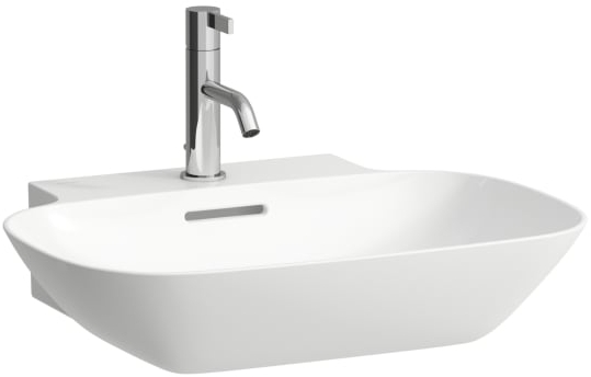 LAUFEN INO umyvadlo na desku 56 cm, s otvorem pro baterii a přepadem, broušené H8163020001041 Obrázek - Hlavní obrázek