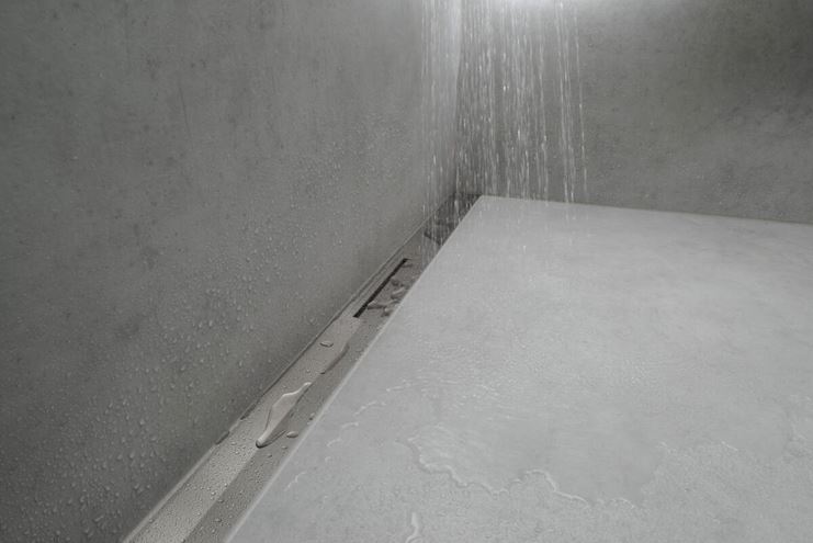 HANSGROHE 800 RAINDRAIN FLEX vrchní sada sprchového žlabu, zkracovatelný, pro instalaci ke stěně, matná černá 56051670 Obrázek - fotka