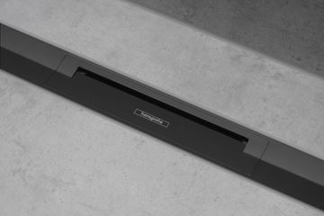 HANSGROHE 700 RAINDRAIN FLEX vrchní sada sprchového žlabu, zkracovatelný, pro instalaci volně na plochu, kartáčovaná nerez ocel 56043800 Obrázek - fotka