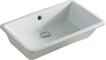 ARTCERAM GEA umyvadlo 53 cm, s přepadem, glossy white