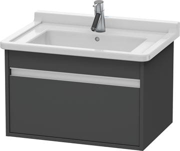 DURAVIT KETHO skříňka pod umyvadlo 65x45,5x41 cm, 1 zásuvka, Graphit matt KT666304949 Obrázek - fotka