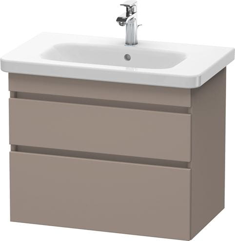 DURAVIT DURASTYLE skříňka pod umyvadlo 73x44,8x61 cm, 2 zásuvky, Basalt matt DS648104343 Obrázek - Hlavní obrázek