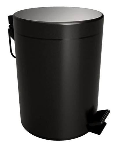BEMETA DARK odpadkový koš 5 l, na postavení, Soft Close 104315010 Obrázek - fotka