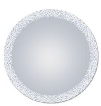 AMIRRO CROSSLINES zrcadlo 60 cm, s osvětlením