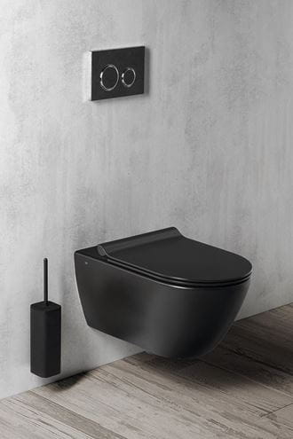 GEBERIT SIGMA 20 ovládací tlačítko pro dvě splachování, plast, černá/matná černá 115.882.DW.1 Obrázek - fotka