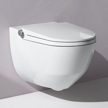 LAUFEN CLEANET RIVA závěsné WC s bidetovým sedátkem, Rimless, LCC H8206914000001 Obrázek - fotka