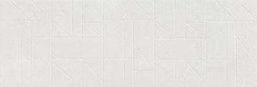 ARGENTA GRAVEL dekor 25x75 cm, mat reliéf, white