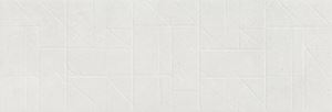 ARGENTA GRAVEL dekor 25x75 cm, mat reliéf, white