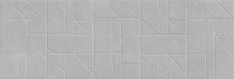 ARGENTA GRAVEL dekor 25x75 cm, mat reliéf, grey GRAVEL GEO GREY Obrázek - Hlavní obrázek