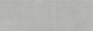 ARGENTA GRAVEL dekor 25x75 cm, mat reliéf, grey