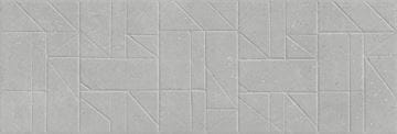 ARGENTA GRAVEL dekor 25x75 cm, mat reliéf, grey