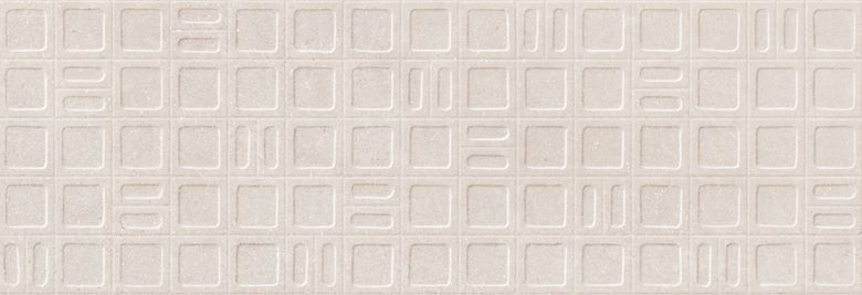 ARGENTA GRAVEL dekor 40x120 cm, mat reliéf, square cream GRAVEL SQUARE CREAM Obrázek - Hlavní obrázek
