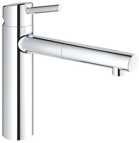 GROHE CONCETTO dřezová baterie, s vytahovací koncovkou, chrom 31129001 Obrázek - Hlavní obrázek