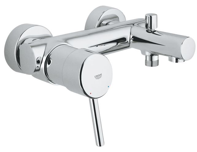 GROHE CONCETTO vanová nástěnná baterie, s přepínačem, chrom 32211001 Obrázek - Hlavní obrázek