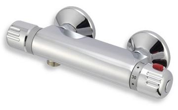 NOVASERVIS AQUAMAT sprchová nástěnná termostatická baterie, chrom