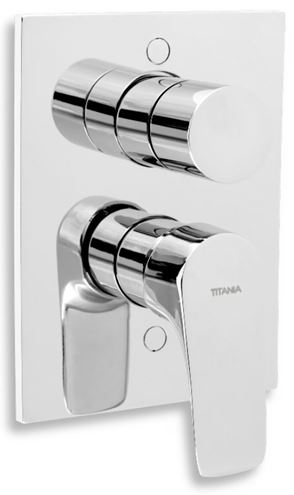 NOVASERVIS TITANIA NICE vanová podomítková baterie, s přepínačem, s tělesem, chrom 97050R,0 Obrázek - Hlavní obrázek