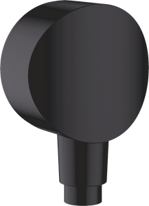 HANSGROHE FIXFIT S přípojka hadice 61mm se zpětným ventilem 1/2"x1/2", matná černá